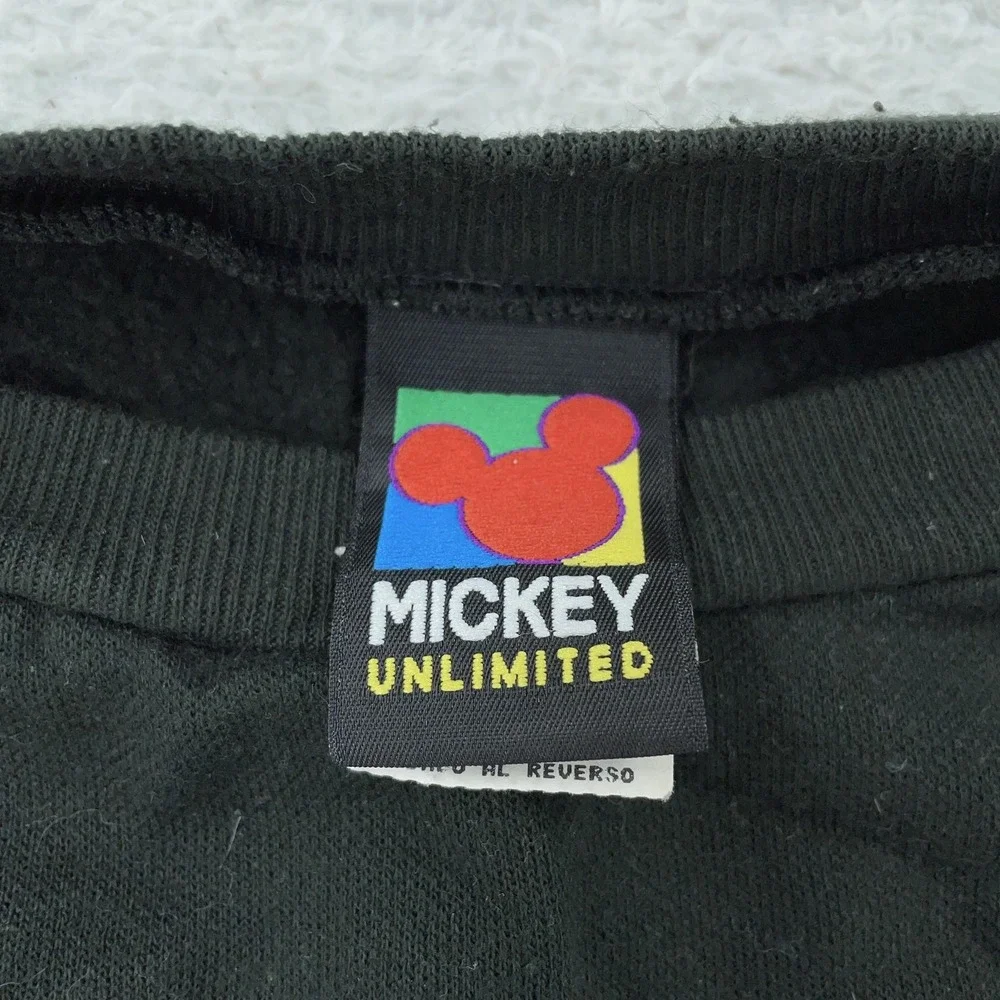 Vintage Mickey Mouse Legends Sweatshirt BOXY XL Walt Disney Cartoon Crewneck 90s